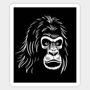 Powerful Gorilla Head Design Magnet